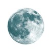 ALINKER Glow Moon Wall Stickers Luminous Stickers Moon Glow in