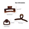 6 Pieces Hair Claw Clips for Women, Tortoise Shell Hair