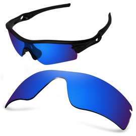 AOZAN ANSI Z87.1 Replacement Lenses Compatible with Oakley Radar Path Sunglasses, A018EU-CBLUE, A018EU-CBLUE, Capri Blue - Polarized