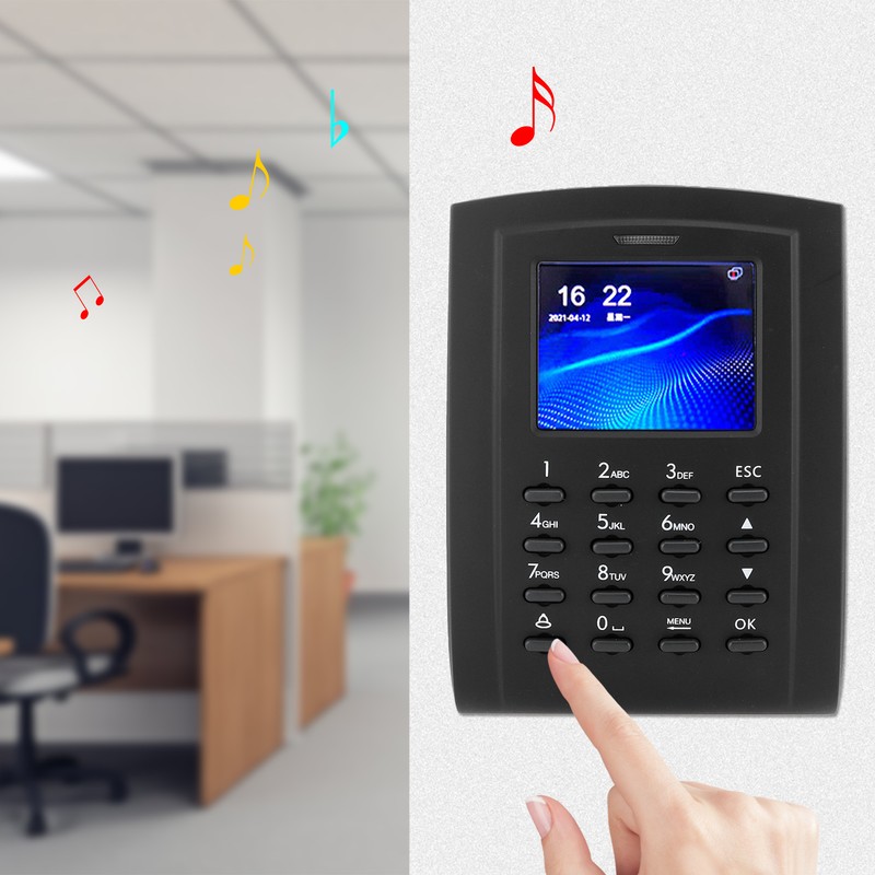 2.4in Access Control Machine TCP/IP Password Card Attendance Checking Wiegand26