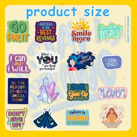 110PCS Motivational Stickers, Healing Journey Vision Board Supplies, Inspirational Positive Affirmation Spiritual Goal Setting Stickers for Spiritual Goal Setting Planner, Journal