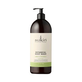 Sukin Botanical Body Wash Lime & Coconut, 1 Litre