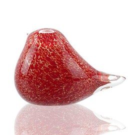 SPI Art Glass Cheery Red Bird