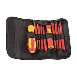 TRUSCO(トラスコ) 絶縁差替式ドライバーセット(マグネット入り) TZDS-8S