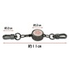 [EXERT] Stretchable Reel with Nascan Key Holder, Pass Case, Reel
