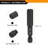 sourcing map 5pcs Hex Head Wrench Drill Bit 8mm(H8) Metric