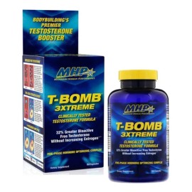MHP T-Bomb 3Xtreme Testosterona Precursor Suplemento Tabletas 168                                                                                     