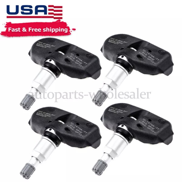 Unbranded Set of 4 TPMS Tire Pressure Sensor Fits For