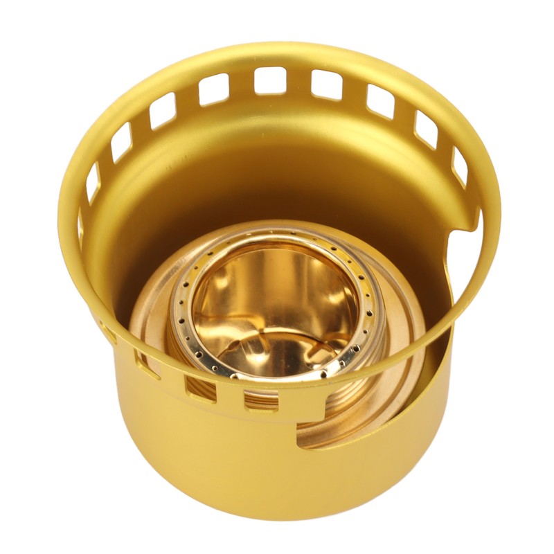 Spirit Burner Copper Windproof Portable Aluminium Alloy Alcohol Backpacking Stove
