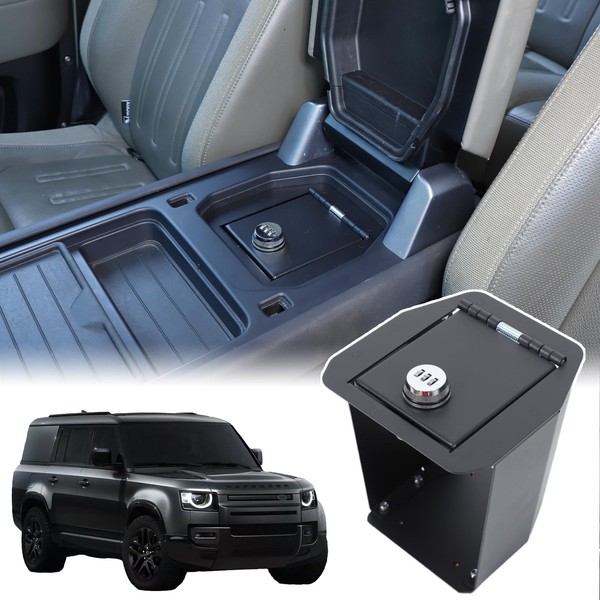 Bekantogy Car Armrest Safe Box Compatible with Land Rover Defender