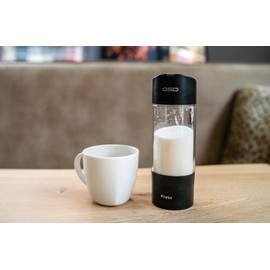 GSD Sugar Dispenser 32026 Black and Acrylic Sugar Dispenser Sugar Shaker 10 x 10 x 18 cm