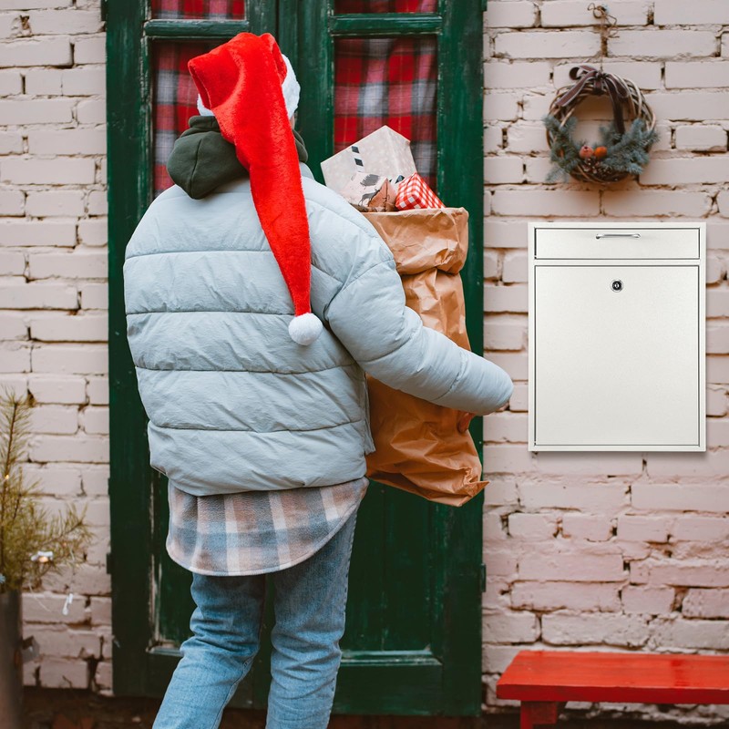 Yaocom Locking Mailbox with Key for Outdoor 18 x 15