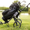 Golf Bag, Black, Abrasion Resistant, Portable, Washable, Reinforced Bottom, One