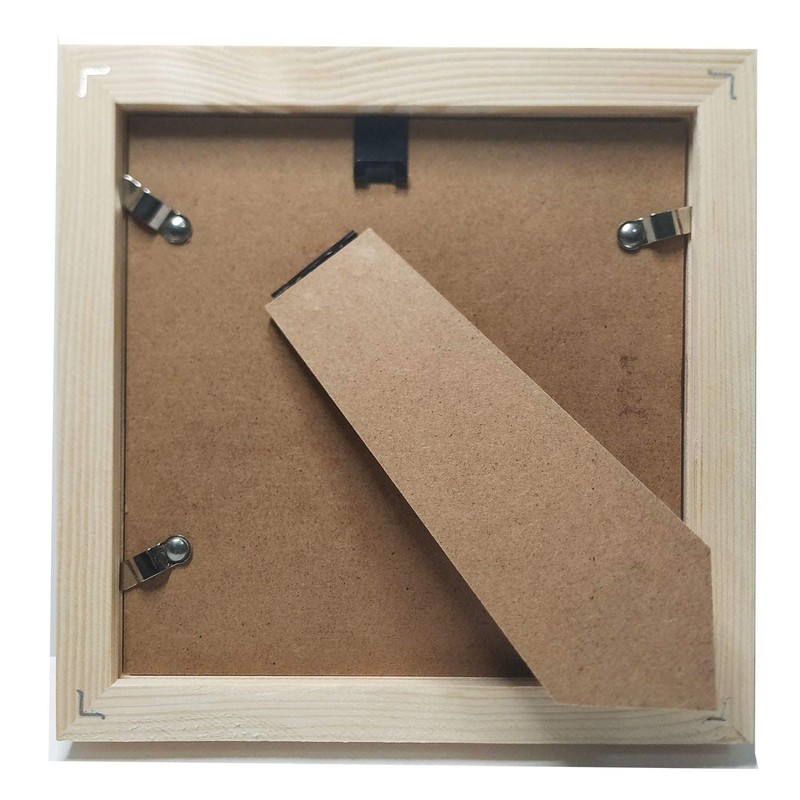 NC 6x6 Photo Frame Solid Wood Frame Square 6x6 Picture