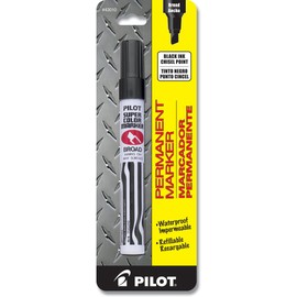 PILOT Super Color Permanent Marker Refill Ink, Black Ink, 1 Ounce Bottle with Dropper (43500)