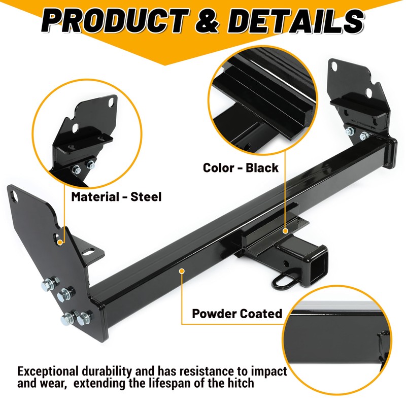 Kojem Class 3 Trailer Hitch Compatible with 2005-2015 Toyota Tacoma