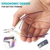 Cuticle Cutter with Cuticle Pusher - RONAVO Cuticle Trimmer Cuticle