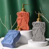 BosilunLife Ceramic Soap Dispenser, Unique Greek Goddess Design, Large Pump