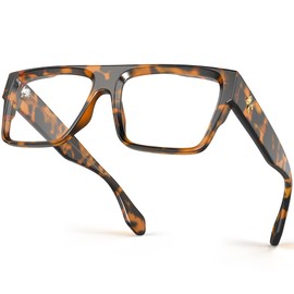 VISOONE Square Full Rim Blue Light Blocking Glasses Large Fashion Computer Multi Colors Eyeglass Frame Women Men ALBA