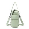 Water Bottle Carrier Bag for Travel – Insulated Nylon Crossbody