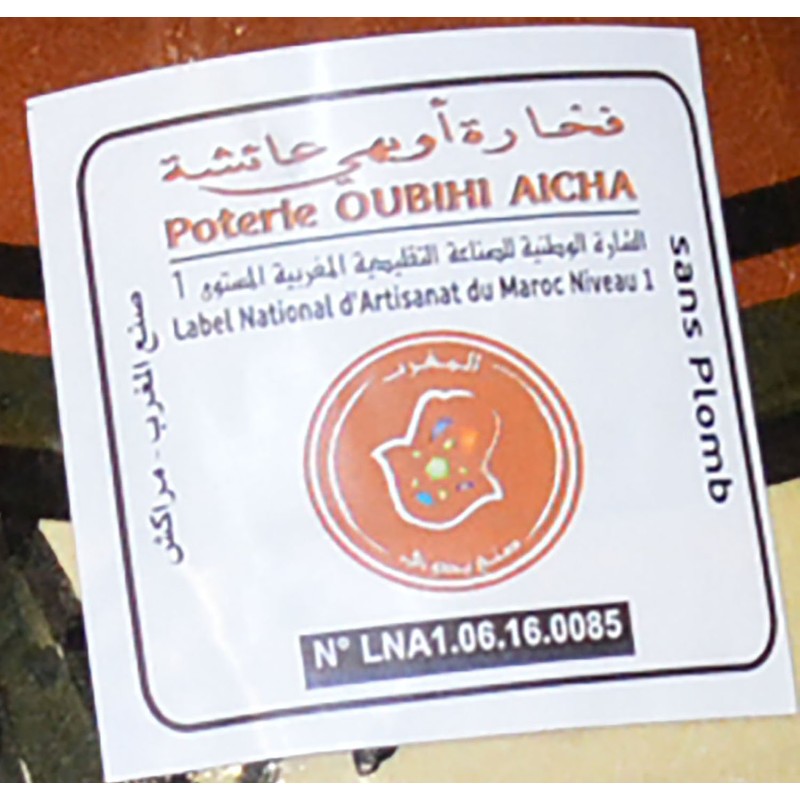 Moroccan Handmade No Lead Medium Cooking Tagine