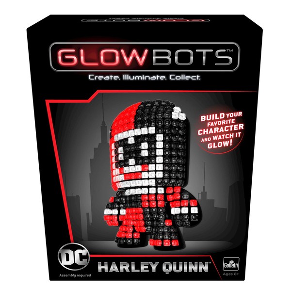 Goliath DC Glowbot Harley Quinn, Multi Color