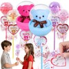 Valentines Day Gifts for Kids Classroom, 30 Packs valentines lollipop