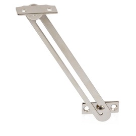 Gedotec Folding Console - Flap Holder with Lock - 1 Piece Folding Hinge 150 mm - Left Stop - CLAPPY+ - Hinges Folding Flap Fitting for Furniture - Hinges Cabinet Door Folding Table Wall