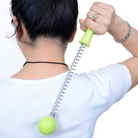 [Big Hand Discount] Massage Rod, Shoulder Massage Rod, Massage Hammer, Ball Massage Tool, Hammer Pang Pang, etc. cane green 5ea