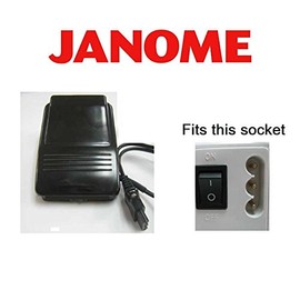Janome Genuine Foot Control Fits Most Janome Domestic Sewing Machines 3 Pin Type