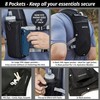 Running Hydration Vest for Women and Men, 8 Pocket, Quick