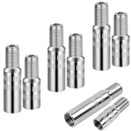 Framad 8PCS Tire Valve Stem Extension with Two Sizes: 39mm and 25mm, Brass Tire Valve Extender for Car Motorcycle Truck