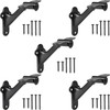 RealPlus Handrail Stair Brackets 5pcs Heavy Duty Hand Rail Bracket