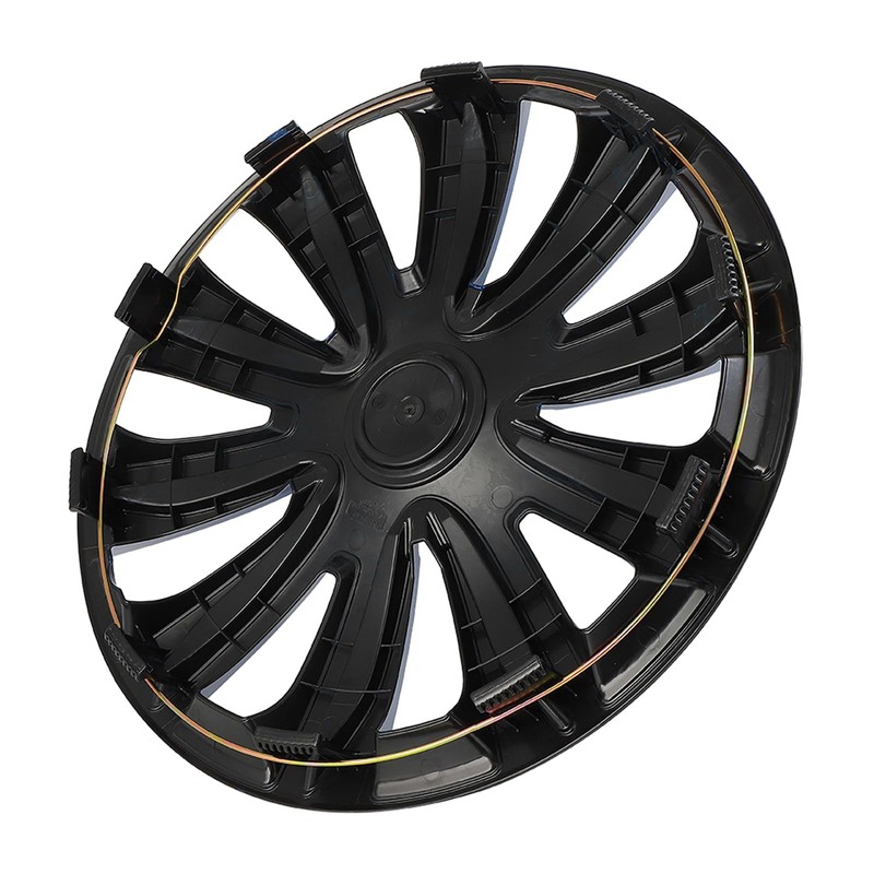 SCITOO 17 Inch 4 Pack Black & Blue Wheel Cover