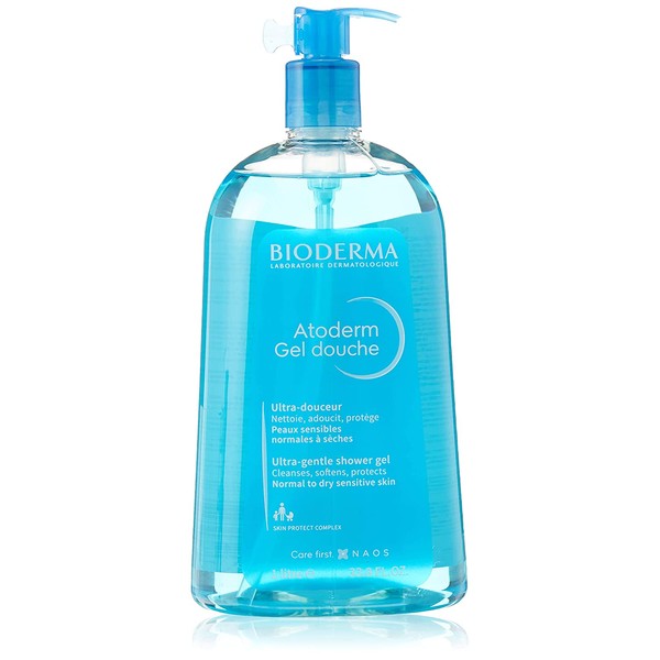 Bioderma - Atoderm - Shower Gel - Body and Face Moisturizing - for Family with Normal to Dry Sensitive Skin