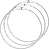 DC,CLISENCE 3 Pcs 6 Inch Large Binder Rings, Metal Rings
