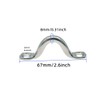 GDQLCNXB 10Pcs M8 316 Stainless Steel Bimini Boat Top PAD