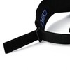 Delsol 7845 Sun Visor, White, Black, One Size Fits Most,
