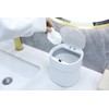 ETRAVEL Small bin office desk bin with lid for countertop,