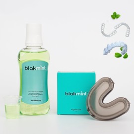 Blakmint Aligner Kit, 250ml Cleaning Solution and Portable Storage Case (Mint)