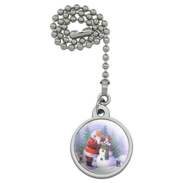GRAPHICS & MORE Christmas Holiday Santa Making Building Snowman Ceiling