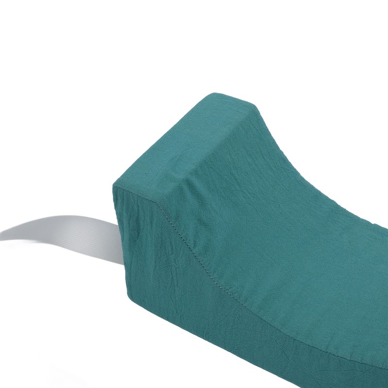 Head Positioner Pillow Green Cotton Cloth Comfortable Breathable Adjustable Neck