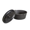 Stansport 16023 Pre-Seasoned Cast Iron Dutch Oven - 4 Qt