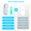 Sanjie Door Alarms for Kids Safety/Home Security/Dementia,Pool Door Alarm Wireless,4