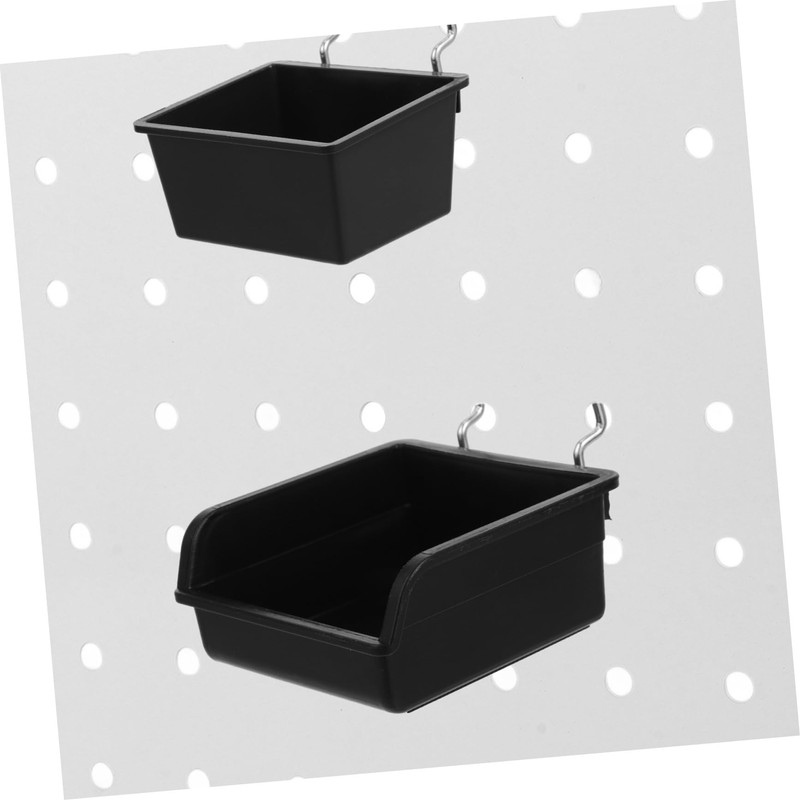 ABOOFAN 4pcs Pegboard Organizer Bins Wall Mounted Tool Holders for