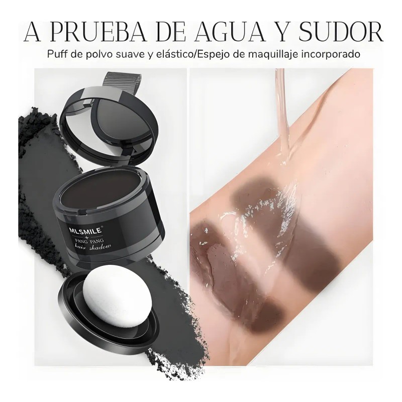 Polvo De Maquillaje De Fibra Capilar Cubre Raz De Cabello