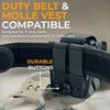 Heavy Duty Double Handcuff Pouch for Duty Belt - Perfect