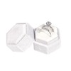 1 Piece Ring Box Wedding White Ring Box Wedding Hexagonal