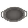 Rachael Ray Ceramics Oval Baker, 1.5-Quart, Gray