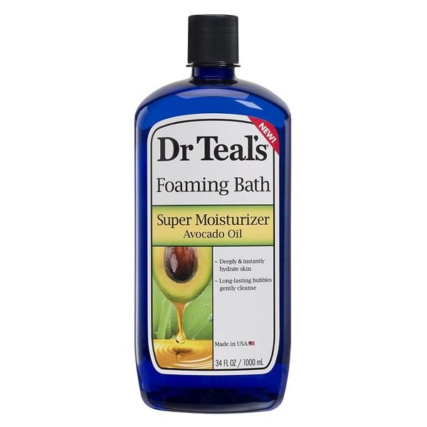 Dr Teal's Ultra Moisturizing Foaming Bath with Avocado Oil, 34 Fluid Ounce